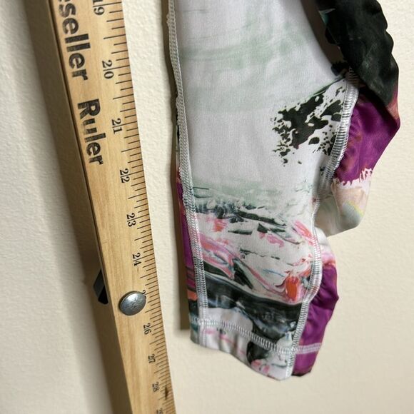 LULULEMON Speed Tight III Pigment Wave print athletic leggings gym workout - Picture 5 of 12